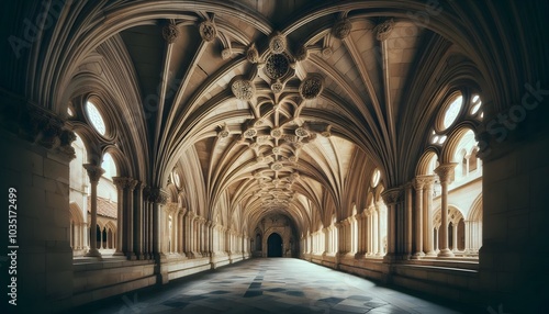 Cloister of a cathedral