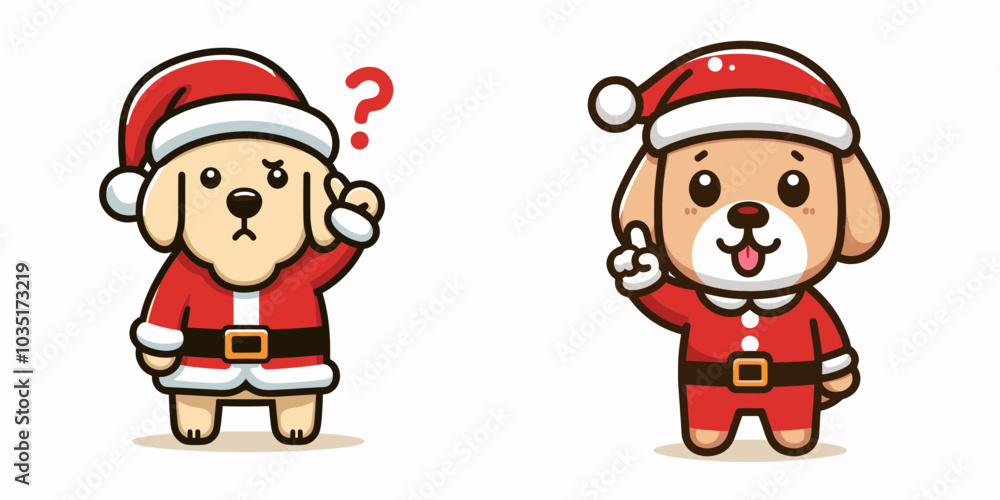 Labrador retriever in santa outfit spreading holiday cheer Labrador retriever in santa outfit spreading holiday cheer