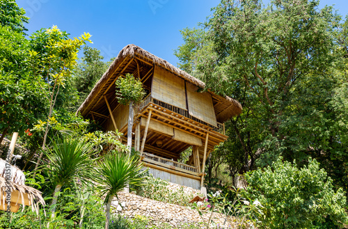 House on stilts, Labuan Bajo, Ost Nusa Tenggara, Flores, Indonesia, Southeast Asia. photo