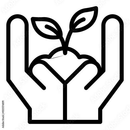 ecology icon or logo ilustration for website. Perfect use for web, pattern, design, app, etc.