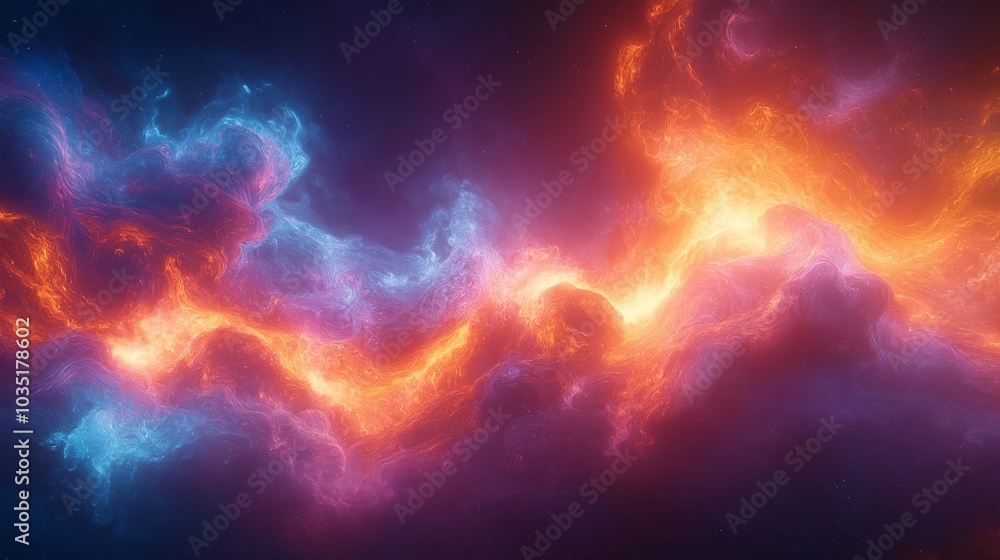 Dynamic Abstract Plasma Fields with Glowing Effects Dynamic Abstract Plasma Fields with Glowing Effects