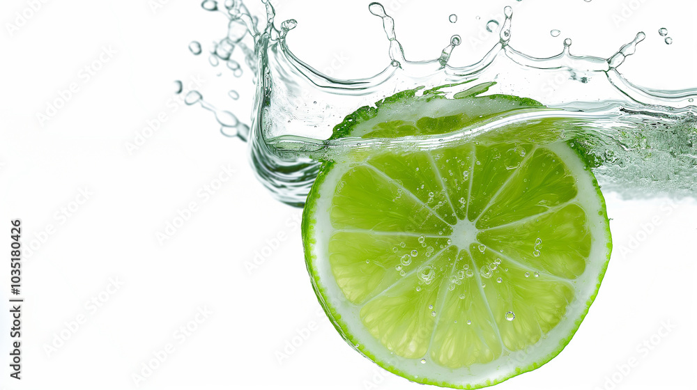 lime , lemon in water spash,green. lime , lemon in water spash,green.