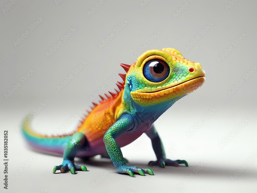Fototapeta premium Colorful Lizard