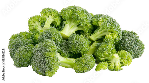 broccoli isolated on white