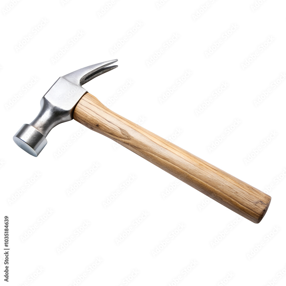 hammer with a wooden handle isolated on a transparent background hammer with a wooden handle isolated on a transparent background
