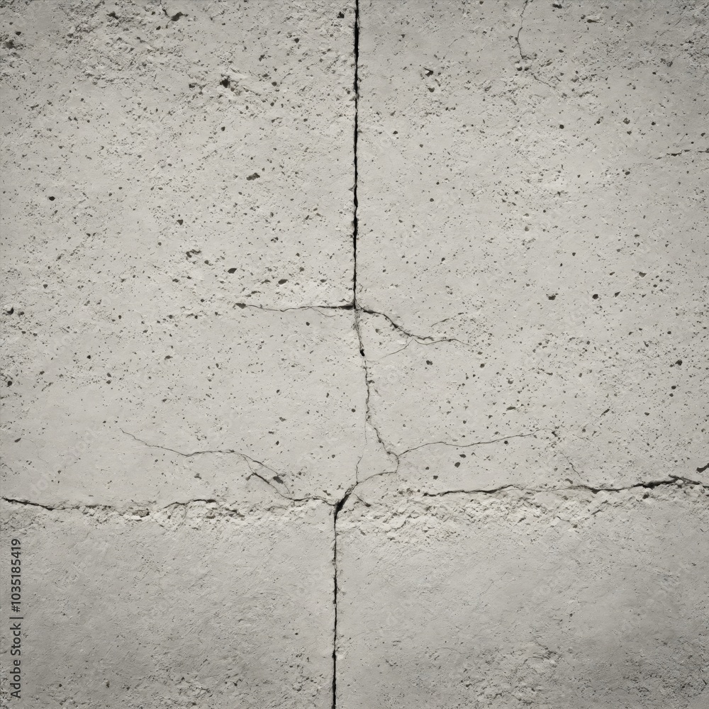 Obraz premium Aged concrete wall texture with visible cracks