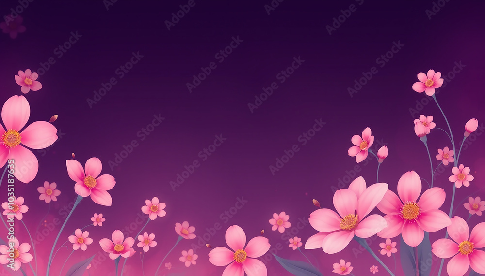Flower Background Design – Beautiful and Elegant Floral Visuals for Creative Projects