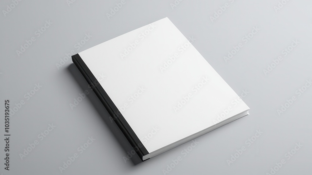 Elevate your design portfolio with the us letter perfect bound cover mockup, a highly customizable template for illustrating the final look of printed books, catalogs, or reports Elevate your design portfolio with the us letter perfect bound cover mockup, a highly customizable template for illustrating the final look of printed books, catalogs, or reports