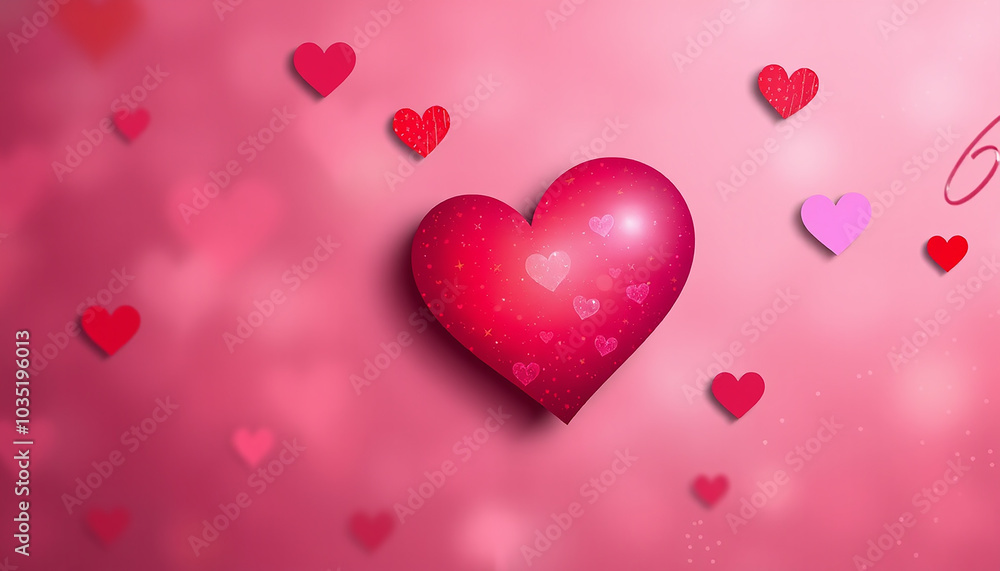 Heart Background Design – Romantic and Whimsical Visuals for Creative Projects Heart Background Design – Romantic and Whimsical Visuals for Creative Projects