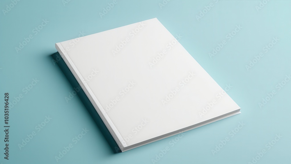 The us letter perfect bound cover mockup provides a realistic representation of your softcover designs, perfect for displaying books, brochures, and magazines in professional presentations