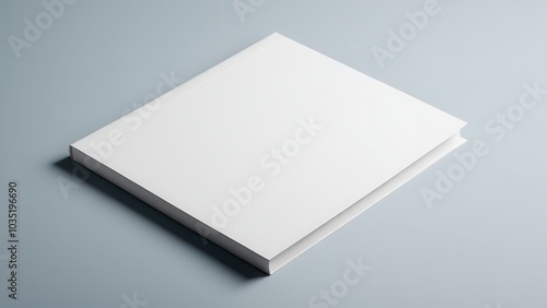 Elevate your design portfolio with the us letter perfect bound cover mockup, a highly customizable template for illustrating the final look of printed books, catalogs, or reports