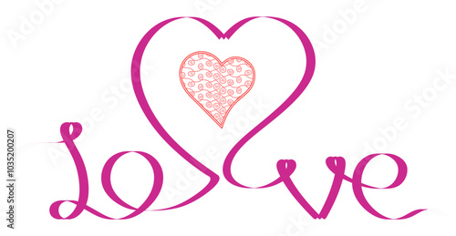 Work design with illustrations for project ceremonial purposes on the day of sacred splendor euphoria of love