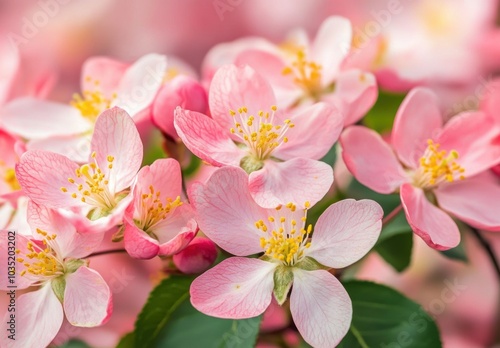 Pink Apple Blossoms.