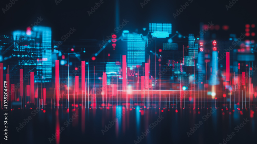 Abstract business network smart city and charts and graphs with statistics to innovative analyze business potential and forecast future development of companies growth. Abstract business network smart city and charts and graphs with statistics to innovative analyze business potential and forecast future development of companies growth.