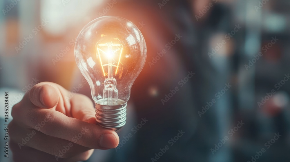 Lightbulb in Hand Lightbulb in Hand
