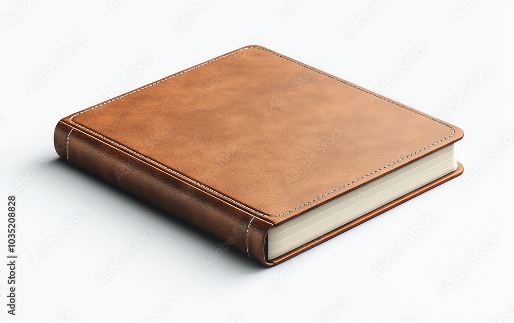 Vector composition featuring an isolated notebook, realistic stationery design on a clean white background, perfect for mockups and promotional content Vector composition featuring an isolated notebook, realistic stationery design on a clean white background, perfect for mockups and promotional content