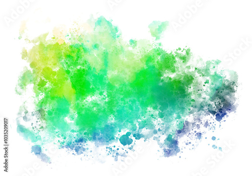 abstract watercolor background with brush stroke for titles and logos