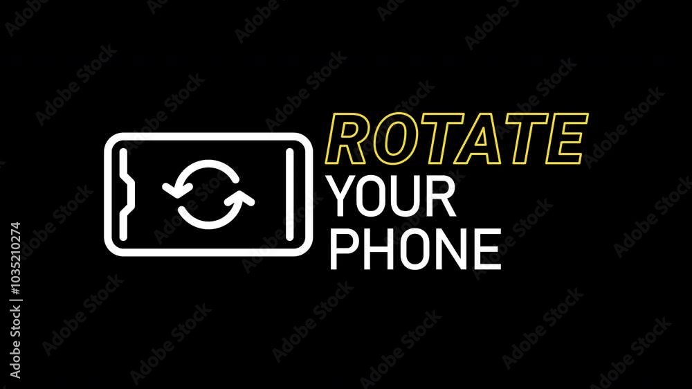 Rotate Your Phone Icon Animation Rotate Your Phone Icon Animation