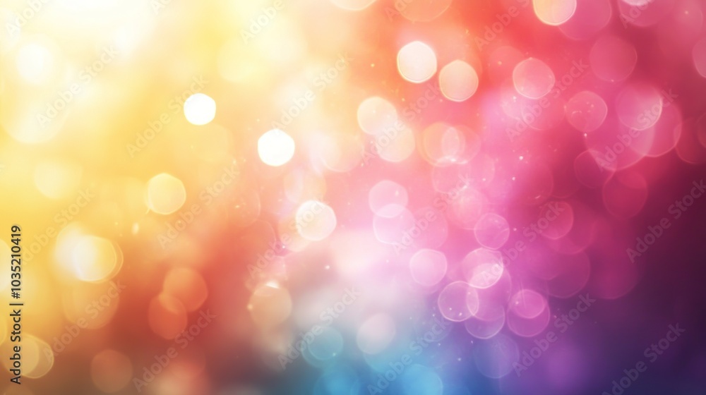 Vibrant Bokeh Background with Soft Color Gradients Vibrant Bokeh Background with Soft Color Gradients