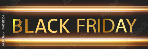 A black friday poster with a gold background that says black friday.