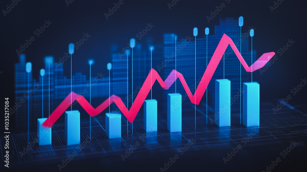 Abstract business and charts and graphs with statistics to innovative analyze business potential and forecast future development of companies growth. Abstract business and charts and graphs with statistics to innovative analyze business potential and forecast future development of companies growth.