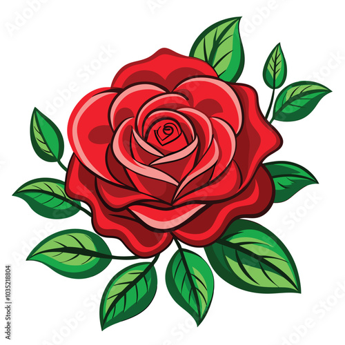 Set of pink rose floral with green leaves. Elegant wedding concept, perfect for greeting cards or invitation designs. Vector arrangements.