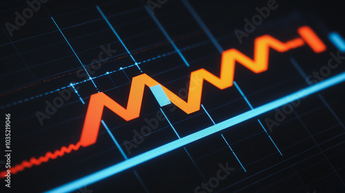 Abstract business and charts and graphs with statistics to innovative analyze business potential and forecast future development of companies growth.