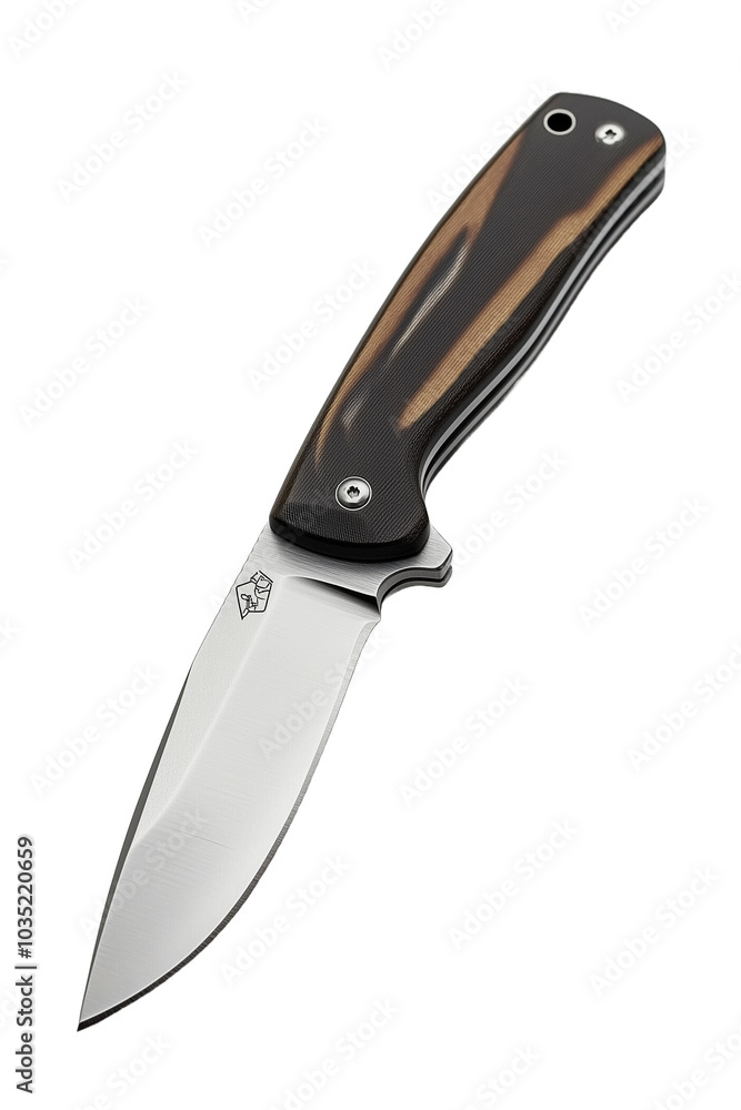 Obraz premium Highquality photo of a knife on a white background. Photo realistic photo. 