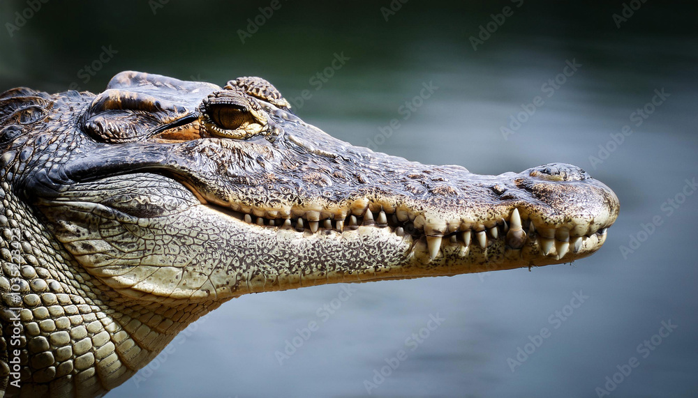 Fototapeta premium Close-Up of a Crocodile