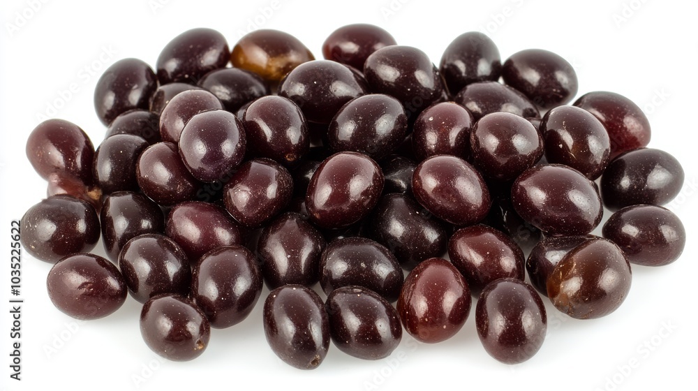 Close up of Shiny Black Olives Isolated on White Background Close up of Shiny Black Olives Isolated on White Background