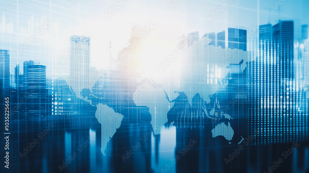 Abstract business network Around the world and charts and graphs with statistics to innovative analyze business potential and forecast future development of companies growth. Abstract business network Around the world and charts and graphs with statistics to innovative analyze business potential and forecast future development of companies growth.
