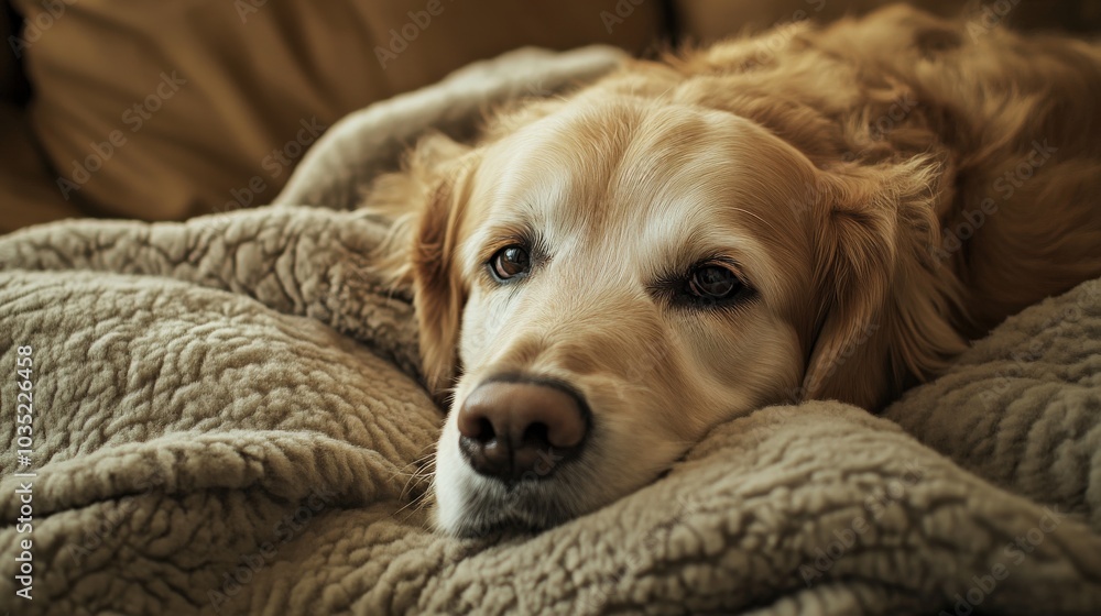 Perro - Golden Retriever Dog, Loyal Pet and Friend with Animal Colleague Concept Perro - Golden Retriever Dog, Loyal Pet and Friend with Animal Colleague Concept