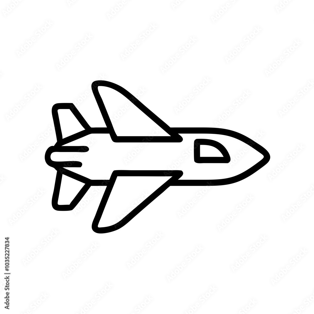 shuttle-icon line art shuttle-icon line art