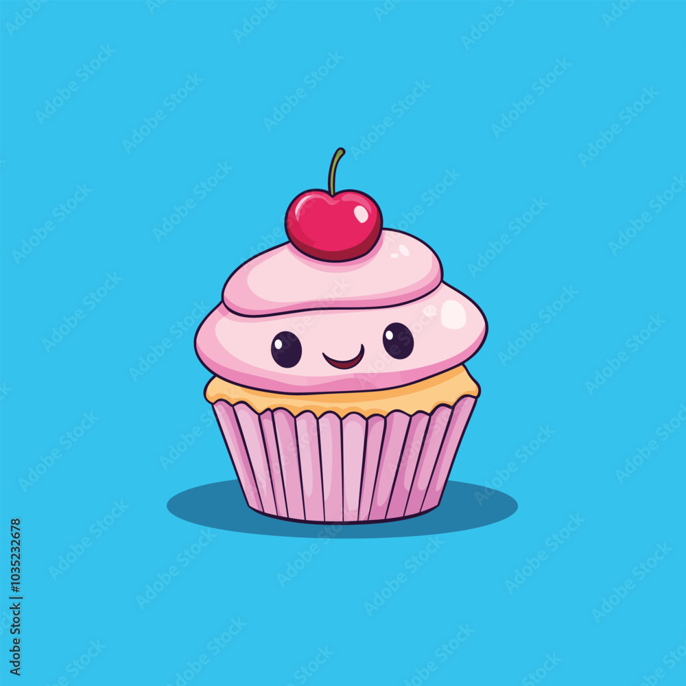 Tasty Cake Character in Fun Vector Style for Food Branding Tasty Cake Character in Fun Vector Style for Food Branding