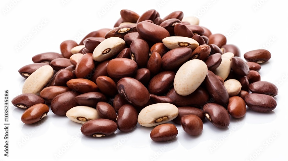 beans with white background Generative AI beans with white background Generative AI