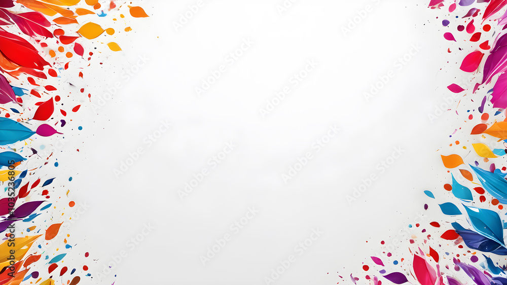 Fototapeta premium Colorful template design for greeting card. Invitation card template suitable for wedding, greeting, banner, cover. invitation card template design.
