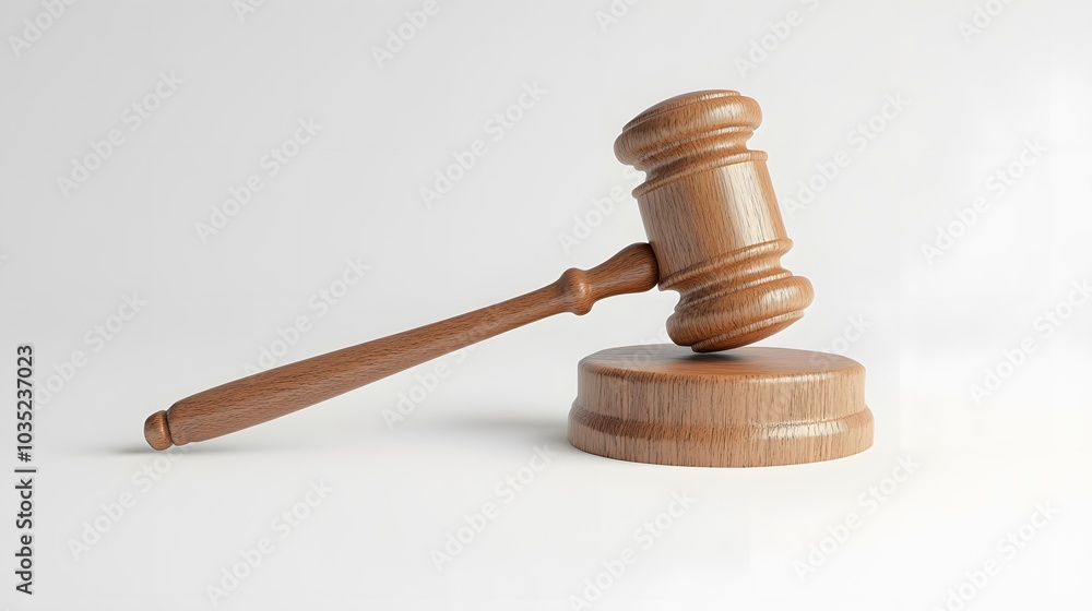 Law and justice, featuring symbols like a gavel, scales of justice, and legal documents