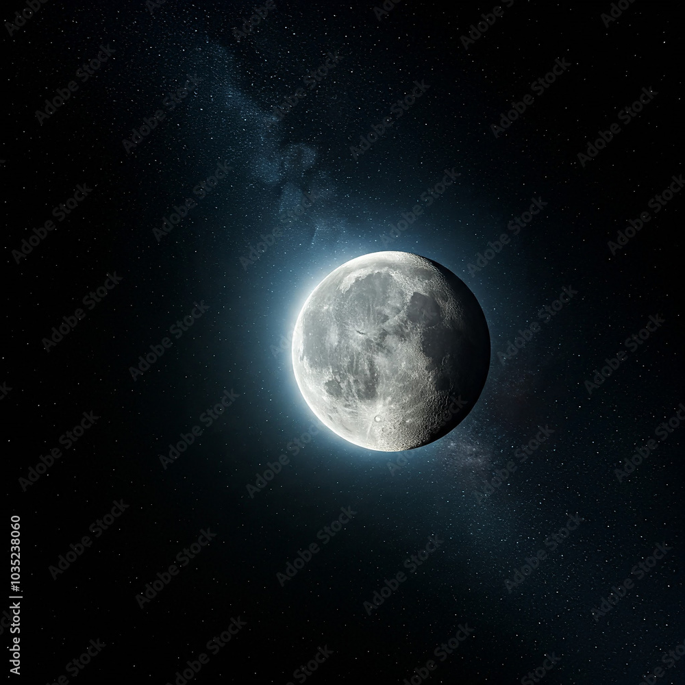 full moon and stars in the dark sky. starry night sky with moon and stars in dark night sky. full moon and stars in the dark sky. starry night sky with moon and stars in dark night sky.
