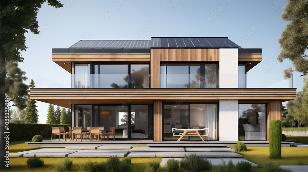 Obraz premium A place to stay for a family trip