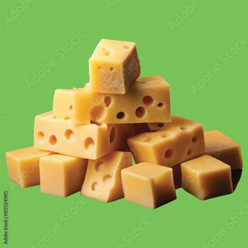 The Cheese dice and slices