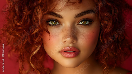 Curly Hair, Freckles, and B...