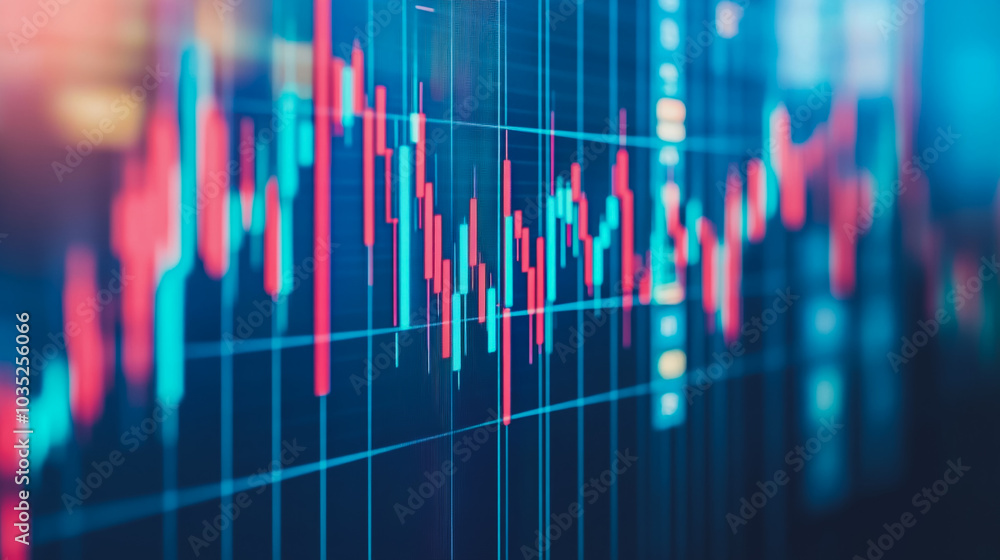 Abstract business  and charts and graphs with statistics to innovative analyze business potential and forecast future development of companies growth.