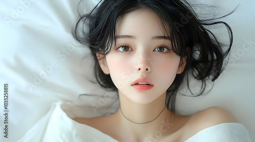 Stunning Woman with Soft Ma...