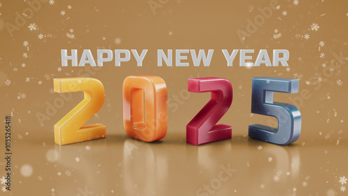 Wallpaper Mural New year 2025 text background Torontodigital.ca