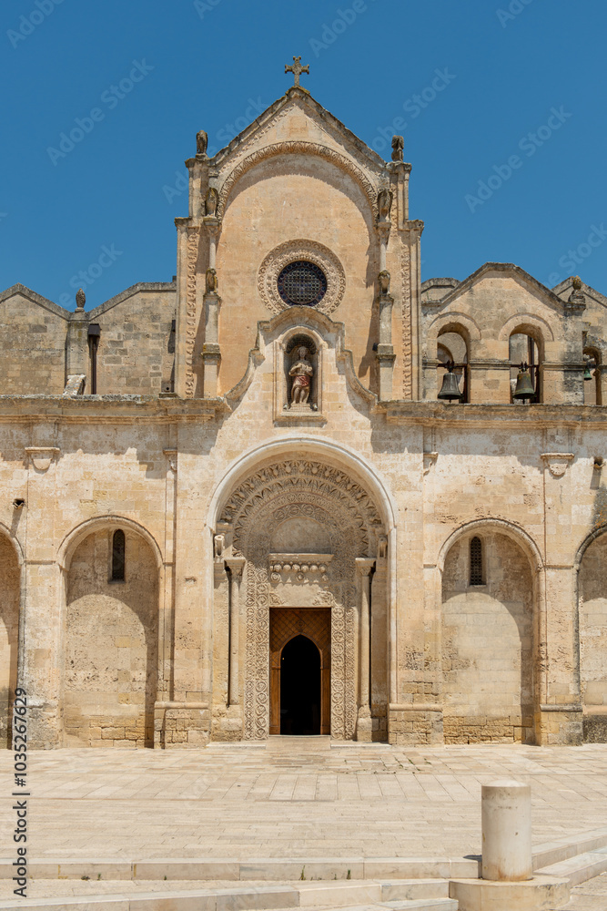 Matera is a town on a rocky headland in the Basilicata region of southern Italy
Matera is a town on a rocky headland in the Basilicata region of southern Italy