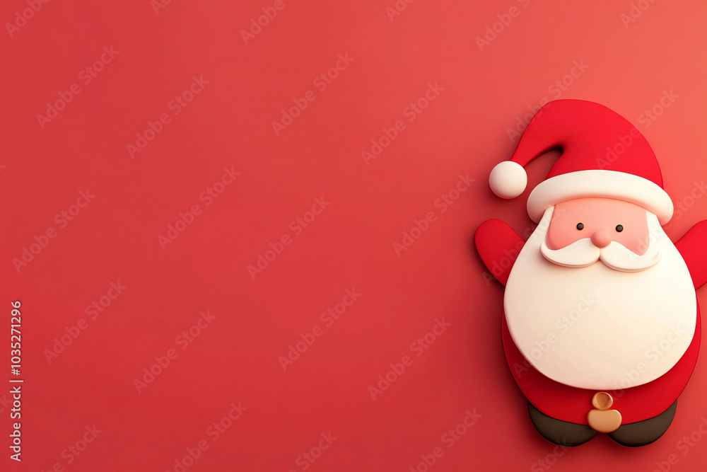 Cheerful Cartoon Santa Claus for Christmas Cheerful Cartoon Santa Claus for Christmas