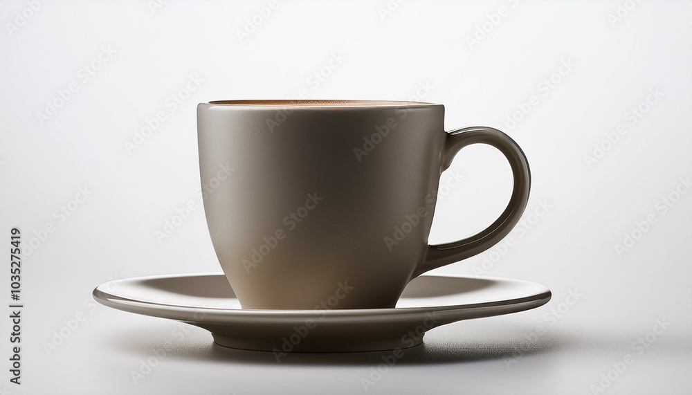 cup of coffee on white cup of coffee on white