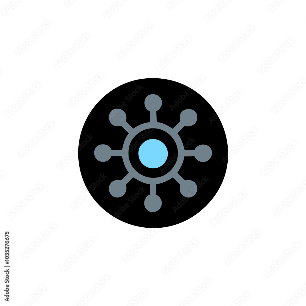 Flat design style modern vector illustration icon of the social network. Flat design style modern vector illustration icon of the social network.