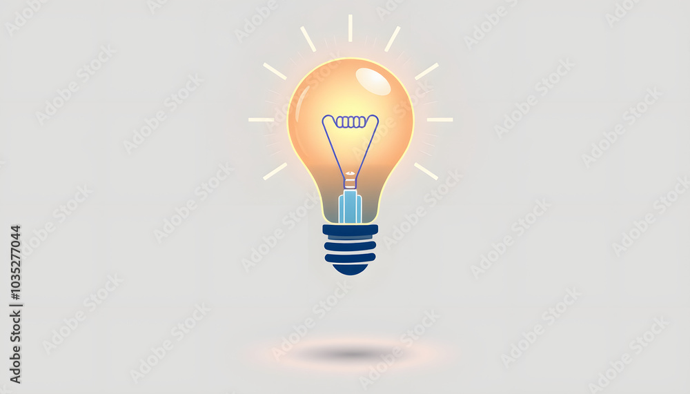 Glowing light bulb in the head. Idea Symbol. Set icons colorful isolated with white highlights, png Glowing light bulb in the head. Idea Symbol. Set icons colorful isolated with white highlights, png