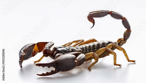 Scorpion on White